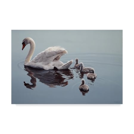 Ron Parker 'Following Mama' Canvas Art,22x32